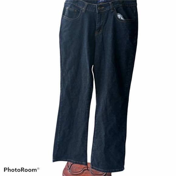 J & C Wide Leg Junior Jeans 17/18 - Picture 2 of 8